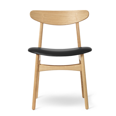 CH30 /オーク　オイル仕上げ　ブラックレザー