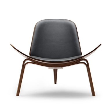 CH07 /ウォルナット　オイル仕上げ　ブラックレザー Thor 301