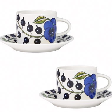 パラティッシ　コーヒーカップ＆ソーサー　ペア