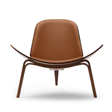 CH07 /ウォルナット　オイル仕上げ　ライトブラウンレザー Thor 307